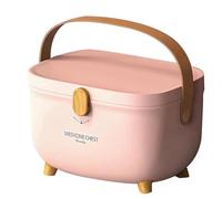 AiMeiteng Scatola medicinali, Porta medicine casa scatola, 2 strati medicine box, multifunzione Organizer per medicinali, per pronto soccorso,medicinali,per la casa, all'aperto