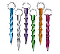 AIMEKE 6 PCS Bastone Autodifesa Kubotan Portachiavi Bastone di Autodifesa con Impugnatura Ergonomica (6 Colore)