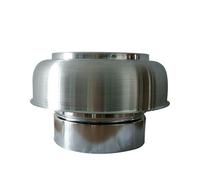 Aimeryup Tappo per camino, 1 pezzo in alluminio a fungo per ventilazione tetto aria sistema di recupero del calore sistema di ventilazione antivento antipioggia (dimensioni: 12,7 cm)