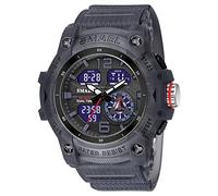 AIMES Orologi da uomo Sport Outdoor Impermeabile Orologio Militare Analogico Digitale Sport Orologio Elettronico Tattico Esercito Orologi per Uomo Data Multi Funzione, Nero trasparente., Digitale