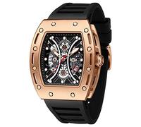AIMES Orologio Analogico al Quarzo Uomo con Cinturino in Oro AMS0420