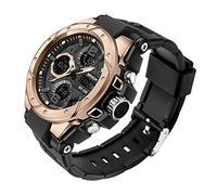 AIMES Orologi militari da uomo, per sport all'aria aperta, orologio tattico da polso, orologio tattico militare, cronometro, impermeabile, orologio militare da uomo (oro rosa)