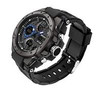 AIMES Orologio da uomo sportivo impermeabile militare da uomo orologio tattico analogico digitale data sveglia cronometro tattica tattica tattica grande orologio da polso da uomo, B-blu, Digitale