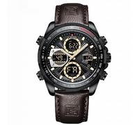 AIMES Orologio da uomo sportivo, militare, impermeabile, cronografo, analogico, al quarzo, quadrante grande, classico, elegante, alla moda, casual, per lavoro, lavoro, regalo elegante per uomo