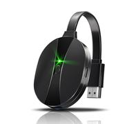 AIMIBO Adattatore Display Wireless 4K, 3 Way Mirroring - Diretto, DLNA, Schermo di sincronizzazione cablato, 2.4G 5G @60Hz HDMI Wireless Dongle per i*OS Android Windows macOS a TV Monitor Proiettore