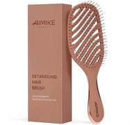 AIMIKE Spazzola districante, spazzola per capelli ventilata a secco con setole morbide, spazzola districante senza dolore, scioglie i grovigli ostinati, extra delicata sui capelli sensibili e fini