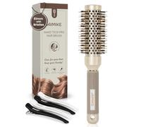 AIMIKE Spazzola rotonda per capelli, in nano ceramica termica e tecnologia ionica, spazzole rotonde per asciugatura con setole di cinghiale, spazzola cilindrica per acconciare, arricciare, aggiungere