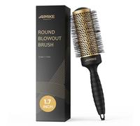 AIMIKE Spazzola rotonda per capelli, media e rotonda, con nano tecnologia termica in ceramica, asciugatura rapida e styling, spazzole volumizzanti per capelli medi da donna, fusto da 4,3 cm (non