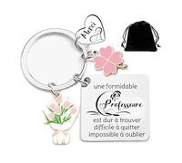AIMINI Regalo per insegnante e chiave per la scuola di fine anno e atsem regalo direttore scolastico regali maestro scolastico fine anno idea regali assistente asilo, 2, L