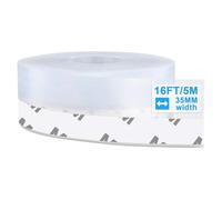 AIMIXUN Strisce di Tenuta Silicone Sottoporta, Guarnizione Porta Finestra, Paraspifferi a Forma di Porta, Antivento Striscia Sigillatura Paraspifferi Porta Antipolvere, Protezione Freddo, 35MM x 5M