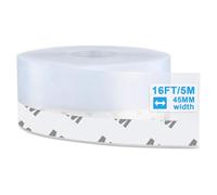 AIMIXUN Strisce di Tenuta Silicone Sottoporta, Guarnizione Porta Finestra, Paraspifferi a Forma di Porta, Antivento Striscia Sigillatura Paraspifferi Porta Antipolvere, Protezione Freddo, 45MM x 5M