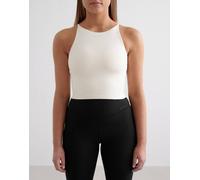 Aim'n - Almond White Sense - Brassière allacciata al collo bianco mandorla 46