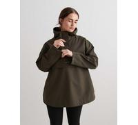 Aim'n - Anorak oversize impermeabile kaki-Verde 46