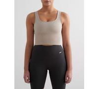 Aim'n - Beige Melange - Brassière modellante beige mélange a coste senza cuciture-Neutro 42