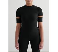 Aim'n Black - Top tecnico nero a coste con cut-out 40