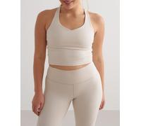 Aim'n - Brassière modellante color argilla con spalline sottili-Neutro 42