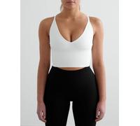 Aim'n - Brassière senza cuciture incrociata sul retro bianca-Bianco 38