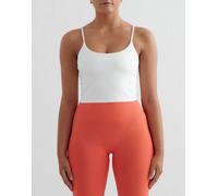 Aim'n - Canotta modellante bianca senza cuciture con spalline sottili-Bianco 38