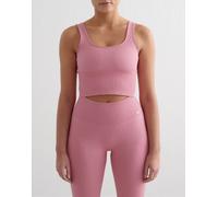 Aim'n - Desert Rose - Brassière modellante senza cuciture a coste rosa polvere 46