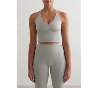 Aim'n - Grey - Reggiseno grigio mélange senza cuciture modellante con incrocio sul retro 42