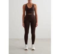 Aim'n - Leggings modellanti senza cuciture color cioccolato-Marrone 40