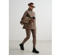 Aim'n - Nougat - Giacca trapuntata oversize color torrone-Marrone 38