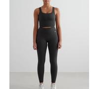 Aim'n Petite - Leggings a coste senza cuciture color grigio ombra 40