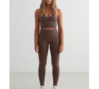 Aim'n Petite - Leggings modellanti senza cuciture color caffè macchiato-Marrone 40