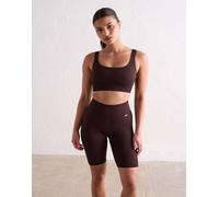 Aim'n - Reggiseno a coste senza cuciture color cacao-Marrone 44