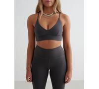 Aim'n - Reggiseno color grigio ombra con spalline sottili 42