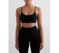 Aim'n - Reggiseno modellante nero con spalline sottili senza cuciture 40