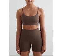 Aim'n - Reggiseno modellante senza cuciture color caffè macchiato con spalline sottili-Marrone 40