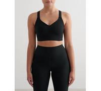 Aim'n - Reggiseno tecnico nero a coste 46