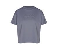 AIM'N T-shirt da donna Boxy Serif blu | S