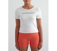 Aim'n - T-shirt elasticizzata bianca-Bianco 40