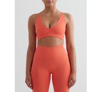 Aim'n - Tangerine - Reggiseno color mandarino modellante senza cuciture con incrocio sul retro-Arancione 40