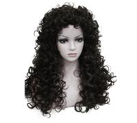 Aimole Parrucche sintetiche resistenti al calore per capelli lunghi e ricci, per cosplay, da donna, 6-marrone