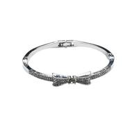 AIMPLANACT 1 x Bow simulato diamante intarsio braccialetto della lega del braccialetto