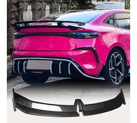 AIMQIAD Spoiler Posteriore per Auto, Compatibile per Toyota Levin EA1 2021-2024, Spoiler a Coda D'Anatra per berlina, Ala Fissa Antivento,2-Carbon Fiber Look