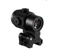 Aimsniper Lente d'ingrandimento G43 3X BK, ingrandimento da 3X a 1X, sgancio rapido, vetro multistrato leggero e compatto