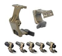 Aimsniper Supporto tattico per lente d'ingrandimento FTC con leva QD veloce da 5,7 cm di altezza, meccanismo a sgancio rapido e flip-to-center (FTC), alluminio CNC, compatibile con G30, G23, G33, G43,