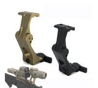 Aimsniper Supporto tattico per lente d'ingrandimento FTC con leva QD veloce da 7,4 cm di altezza, meccanismo a sgancio rapido e flip-to-center (FTC), alluminio CNC, compatibile con G30, G23, G33, G43,