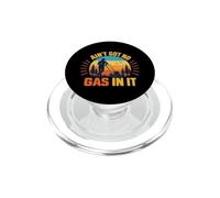 Ain’t Got No Gas in It Funny Lawn Mower Yard Humor Retro PopSockets PopGrip per MagSafe