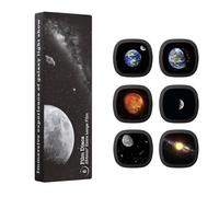 Ainael Galaxy Dischi per proiettore - Diapositive Ultra HD compatibile con il proiettore Ainael Galaxy e i modelli SKE-TKQ01 & BL-DQY02 (Pro Version) - Set da 6 dischi (Moon)