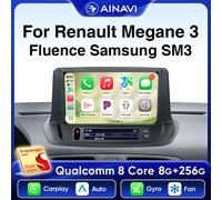 Ainavi Auto Multimediale Per Renault Fluence Megane 3 Samsung SM3 Wireless Carplay Android Auto Autoradio GPS 4G Autoradio 2 Din