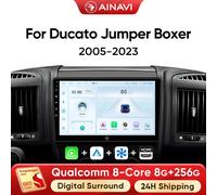 Ainavi Autoradio Per Fiat Ducato Citroen Jumper Peugeot Boxer 2006-2024 Wireless Carplay Android Auto Car Multimedia DSP BT 2Din