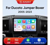 Ainavi Autoradio Per Fiat Ducato Citroen Jumper Peugeot Boxer 2006-2024 Wireless Carplay Android Auto Car Multimedia DSP 9 pollici