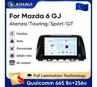 Ainavi Autoradio Per Mazda 6 GJ MZD Atenza Touring Sport Wireless Carplay Android Auto Lettore Multimediale per Auto HDMI OUT 2 DIN