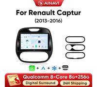 AINAVI Autoradio Per Renault Captur 2014 2015 2016 2017 2018 Clio Samsung QM3 Wireless Carplay Android Auto Car Multimedia 2 DIN