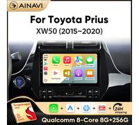 Ainavi Autoradio Per Toyota Prius XW50 2015 2016 2017 2018 2019 2020 Wireless Carplay Android Auto Lettore Multimediale Per Auto 2 Din